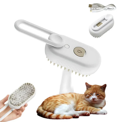 Steamy 3 in 1 Pet Hair Brush