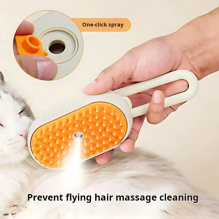 Steamy 3 in 1 Pet Hair Brush